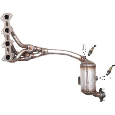 JMJ 1091098Katalyzátor výfuku MERCEDES A 140 W168 1.4i , MERCEDES A 160 W168 1.6i , MERCEDES A 190 W168 1.9i