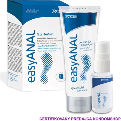 Joydivision EasyAnal Starterset 80 ml Gel+ 30 ml Spray