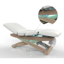 Silverfox LUNA SPLIT E3 Elektrické SPA lehátko – teak/biela