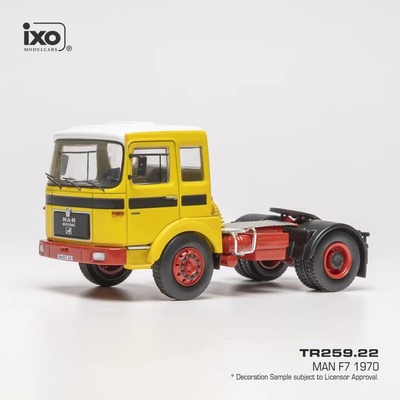 IXO MAN F7 1970 Žlutá/Červená 1:43