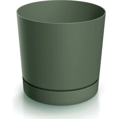 Prosperplast Kvetináč TUBO P s miskou 17,8 cm zelený