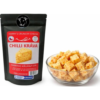 HARRYHO KŘUPAVÉ SÝRY Křupavý sýr Chilli kráva 100 g