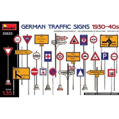 MiniArt German Traffic Signs 1930 40's 1:35