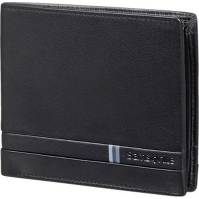 pánska kožená peňaženka Samsonite Flagged SLG 015 Billfold 4Cc 2 Comp. C [139943] 09 Black SA