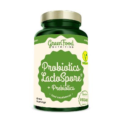 GreenFood Nutrition Probiotika LactoSpore + Prebiotics 60 kapsúl