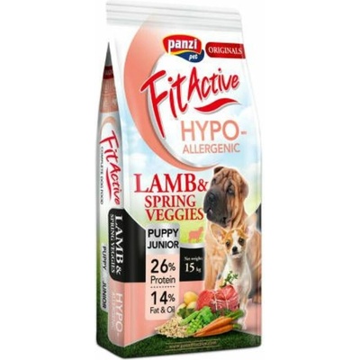 Panzi Fitactive Puppy/Junior Hypoallergenic Lamb & Spring Veggies 15 kg