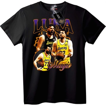NOONEBRAND Тениска Лука Магия Lakers 77 - XS, Black