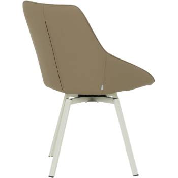 Carmen Трапезен стол wigan 1 силиконова кожа - кафяв 46 (b3532136)