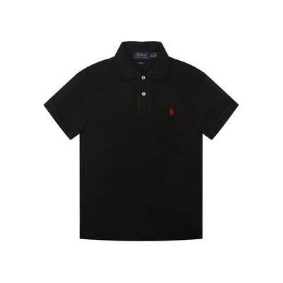 Ralph Lauren Тениска с яка и копчета 323547926001 Черен Slim Fit (323547926001)