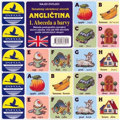 Najdi dvojici - Angličtina - 1. Abeceda a barvy - kolektiv autorů