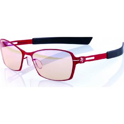 AROZZI herní brýle VISIONE VX-500 Red/ červenočerné obroučky/ jantarová skla
