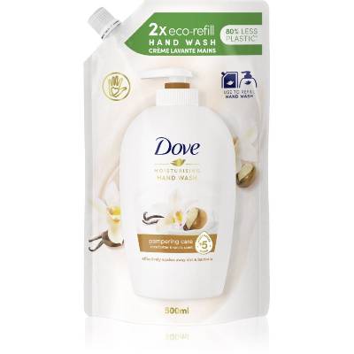 Dove Purely Pampering Shea Butter tekuté mýdlo náhradní náplň bambucké máslo a vanilka 500 ml