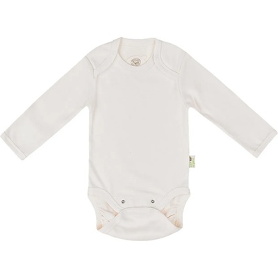 Bio Baby Бебешко боди Bio Baby - Органичен памук, 74 cm, 6-9 месеца, екрю (97218110)