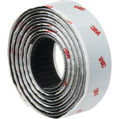 SJ 352BBK 3M Hook & Loop háčky a smyčky černý, 2 x 25 mm x 1,25 m, kompletní spoj v blistru, interiér – Zboží Dáma