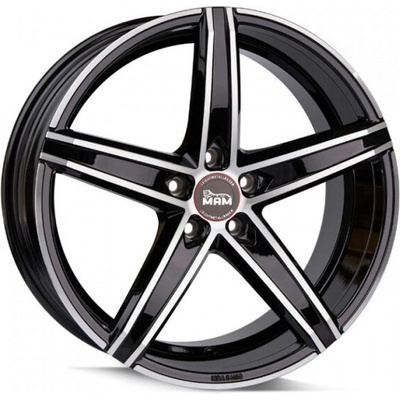 MAM OX-18 8,5x19 5x112 ET30 black polished