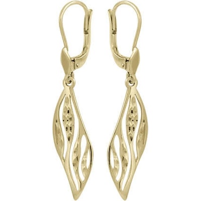 Soliter Krásne náušnice zo žltého zlata 231 001 00625