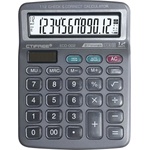 CTIFREE ECO-002 черен калкулатор, 138x178mm, 12 цифри, двойно захранване, 2 години гаранция ECO-002(SDC-3822C) (ECO-002(SDC-3822C)) Калкулатори
