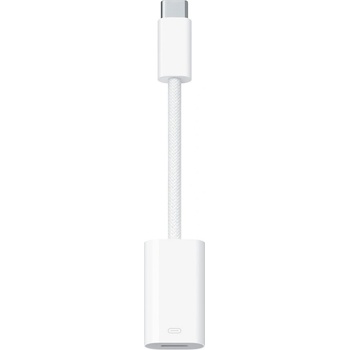 Apple USB-C to Lightning Adapter - оригинален адаптер от USB-C (мъжко) към Lightning (женско) за свързване на Apple устройства с USB-C порт (bulk)