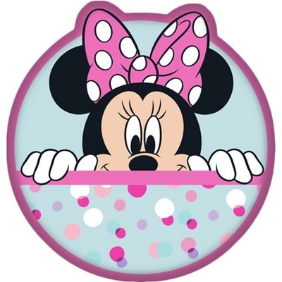 Jerry Fabrics Tvarovaný plyšový vankúš Minnie Dots 02 Polyester 32cm