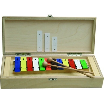 Goldon Metalofón farebný 12 + 3 klaves v boxe