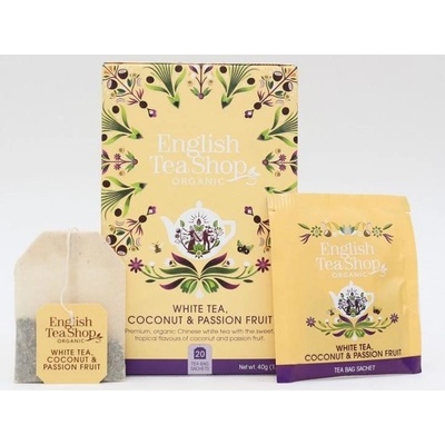 English Tea Shop čaj Bílý čaj kokos passion frui Bio 20 sáčků