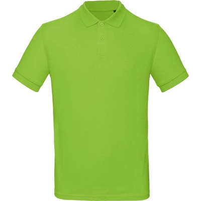 B&C Inspire Polo men pánske piqué polo tričko zelené orchid