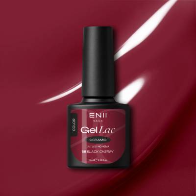 Enii Nails Gel lak Ceramic 88 Black Cherry 10 ml