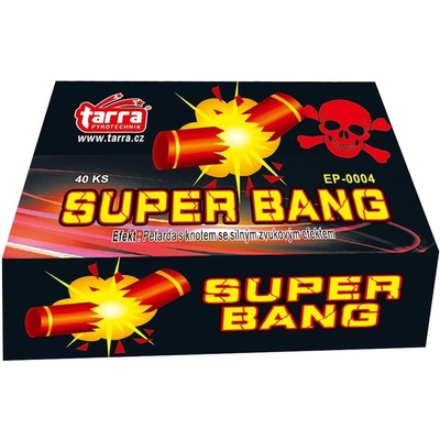 Záblesková petarda SUPER BANG 40 ks 40x40 Čína EP-0004