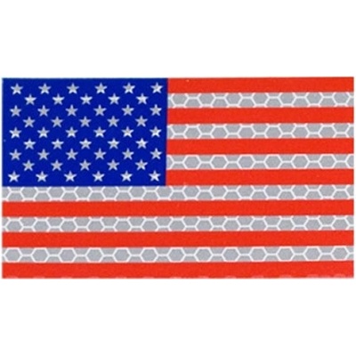 MILITARY RANGE Nášivka IFF IR vlajka USA VELCRO FAREBNÁ