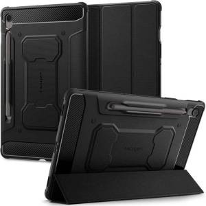Spigen Противоударен Калъф за Samsung Tab S10 FE 10.9", Spigen Rugged Armor Pro Case, Черен (ACS09380)