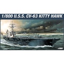Kitty Hawk Academy Model Kit loď 14210 USS CV-63 36-14210 1:800