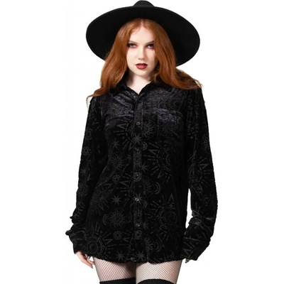 Killstar košele Alchemight Burnout Button-Up