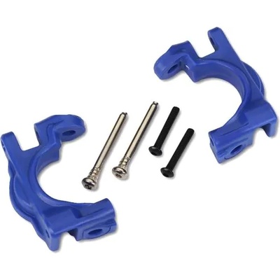 Traxxas Кастър блок Traxxas Jato Rustler VXL Caster blocks (c-hubs), extreme heavy duty, blue (left & right)/ 3x32mm hinge pins (2)/ 3x20mm BCS (2) (for use with #9080 upgrade kit) TRX9032X (TRX9032X)