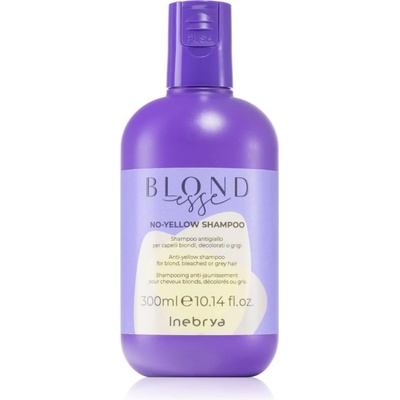 Inebrya BLONDesse No-Yellow Shampoo шампоан, неутрализиращ жълтите нюанси за руса и сива коса 300ml