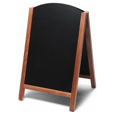 Extera.cz Reklamní křídová vysouvací tabule A, světle hnědá, 55 x 85 cm 16649