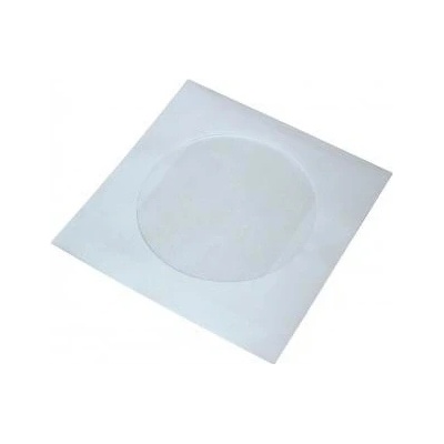Obálka na 1 ks CD, papier, biela, s okienkom
