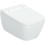 Geberit AquaClean - Електронно биде AquaClean Sela Square с керамична седалка, Rimfree, SoftClose, KeraTect, бяло 146.250. 01.1 (146.250.01.1)