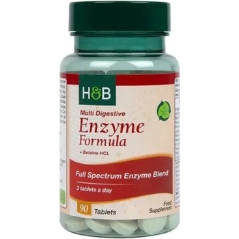 Широкоспектърни храносмилателни ензими (Multi Digestive Enzyme Formula) 90 таблетки, H&B