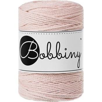 Bobbiny 3PLY Macramé Rope 1, 5 mm 100 m Pastel Pink юта (TD-E033)