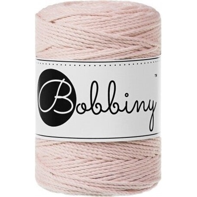 Bobbiny 3PLY Macramé Rope 1, 5 mm 100 m Pastel Pink юта (TD-E033)