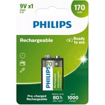 Philips 9VB1A17/10 Предпазител за батерии 9V 170 mAh 1-BLISTER (9VB1A17/10)