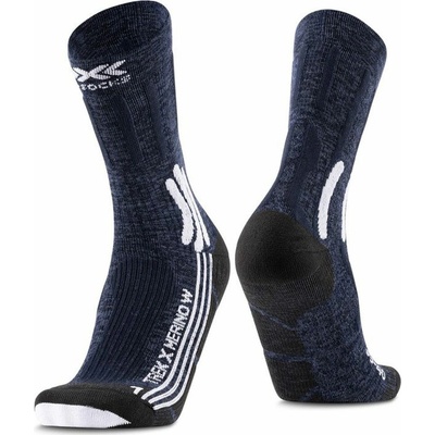 X-Bionic Trek X Merino Socks Womens midnight blue/arctic white