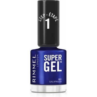 Rimmel Super Gel gélový lak na nechty bez použitia UV/LED lampy odtieň 101 Galapagos 12 ml