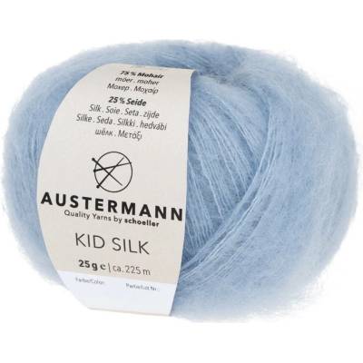 Pletací příze Austermann Kid Silk Barva: 29 RAUCHBLAU