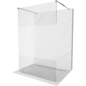 Mexen Kioto самостоятелна душ преграда 140 x 200 см, прозрачна/матова 8 мм, (800-140-002-60-35)