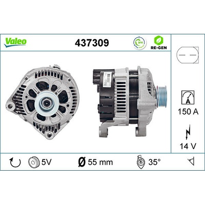 Alternátor VALEO 437309