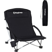 KING CAMP Deluxe s opierkami oceľ - čierna