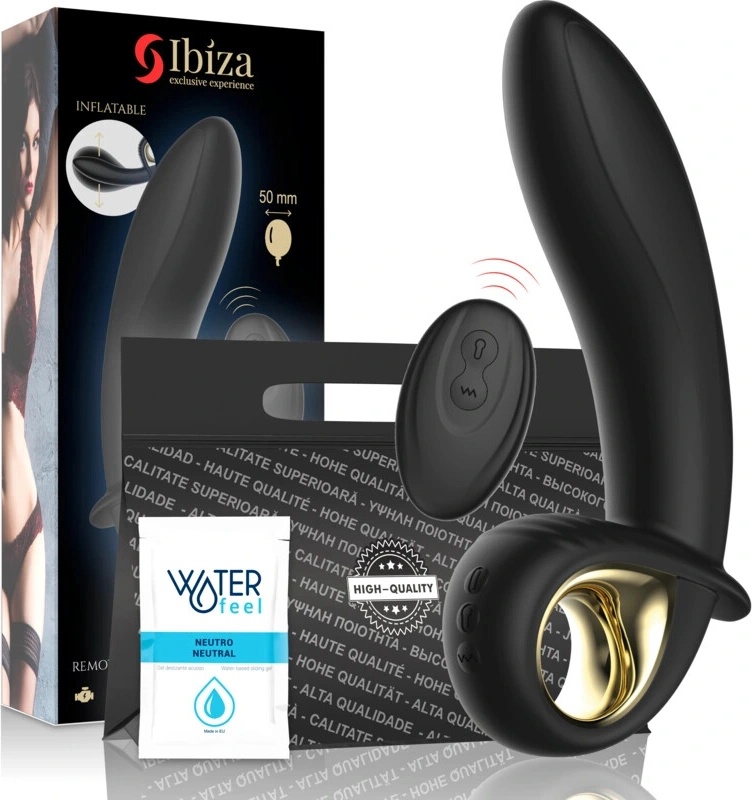 Ibiza Remote Control Inflatable Vibrator