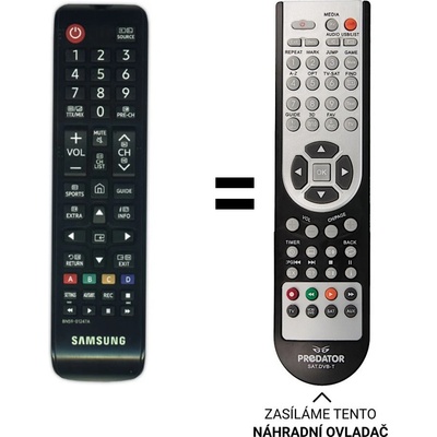 Dálkový ovladač Predátor pro Samsung UE55NU7172