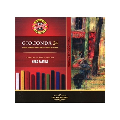 KOH-I-NOOR Цветни пастели KOH-I-NOOR GioConda квадрат 24 цвята 7220020000 (7220020000)